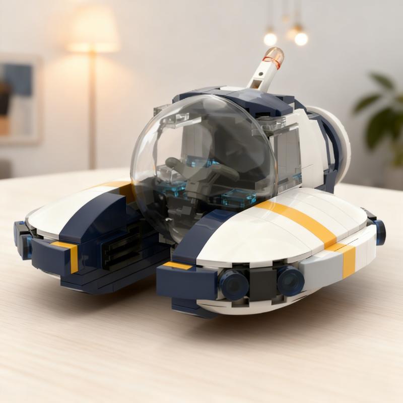 281 шт. MOC Subnautica Seamoth Модель Строительные Блоки Конструктор Рождественские Подарки Игрушка Креативная DIY Идея Кирпичики Детская Архитектура