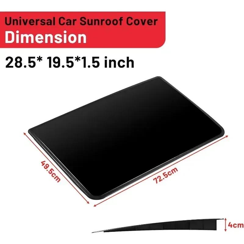 Car Decoration Universal Car Sunroof Roof Cover DIY Sunroof Visor 3D Car Vent Waterproof Wind Deflector car Exterior Accessories