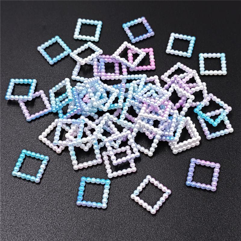 Fashion Cream Glue for Earrings DIY Handmade Materials ABS Patches Hollow Necklaces Jewelry Marking Double Color