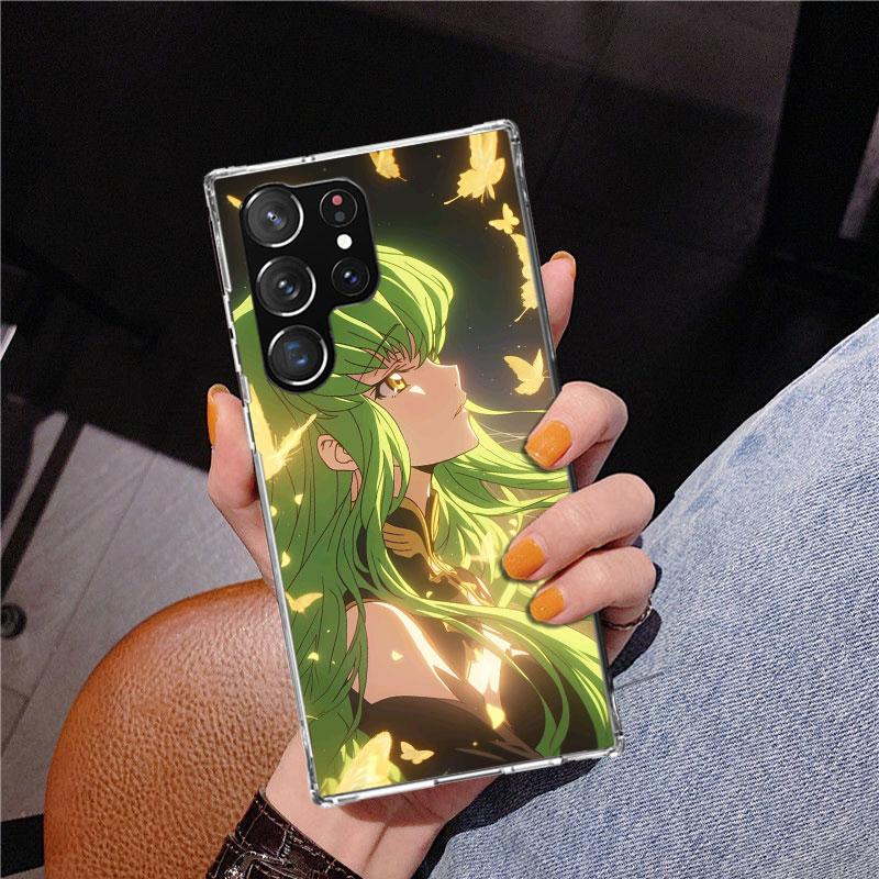 Чехол для телефона с аниме Code Geass для Samsung Galaxy S24 S25 Edge S26 Ultra S23 S22 S21 Plus S20 FE + Персонализированный чехол с принтом Galaxy