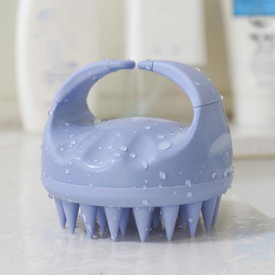 Scalp Massager Shampoo Brush with Soft Bristles Ergonomic Handle Portable Travel Hair Growth Dandruff Removal Scalp Exfoliator Scrubber Cleaning Brush