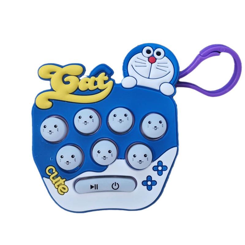 Cross-Border Mini Whack-a-Mole Game: Children's Decompression Toy, Educational Fun Keychain, Push-Button.
