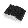 100 шт. черные кисти для подводки глаз аппликаторы косметические палочки для подводки глаз карандаши для губ инструмент для макияжа с