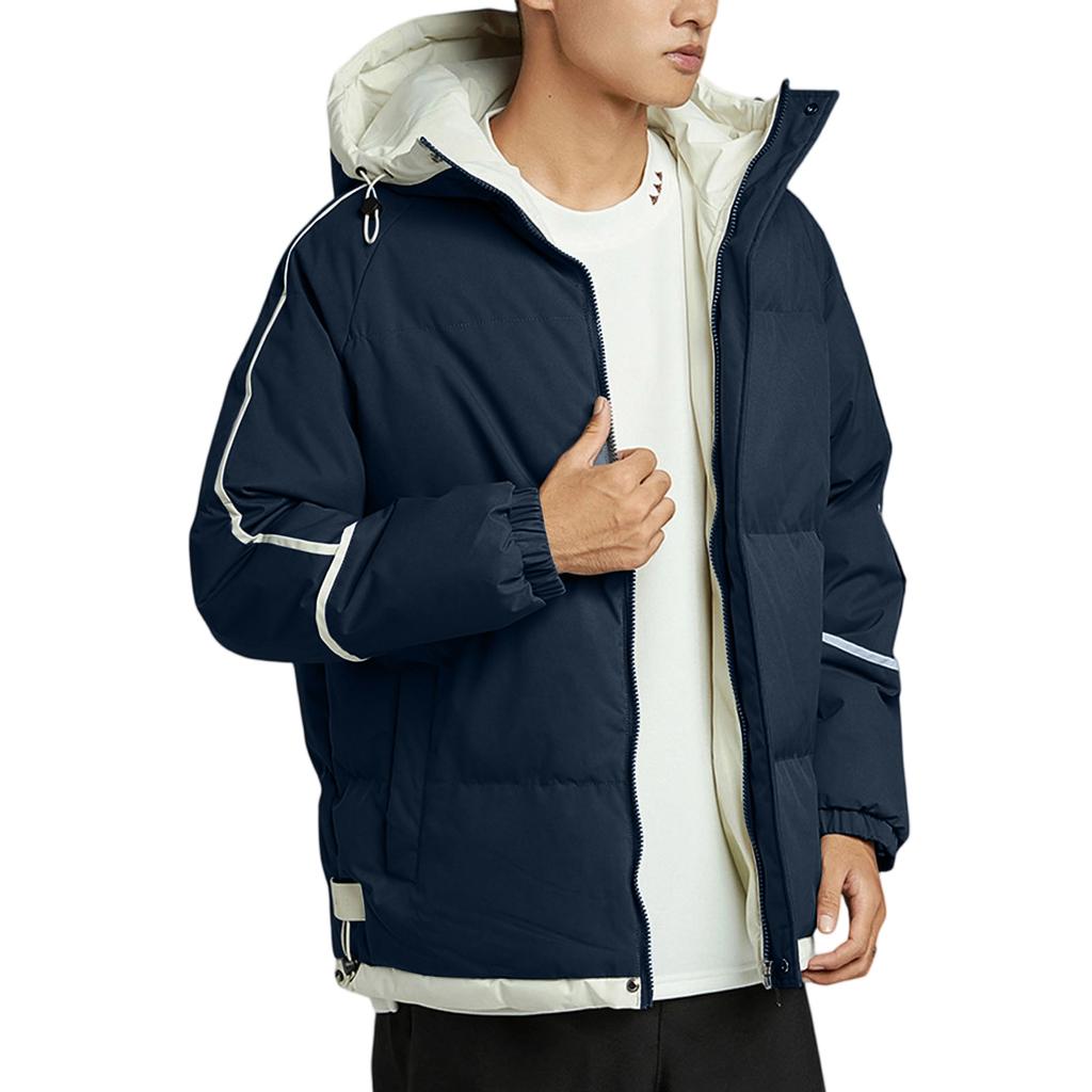 Men's And Women's Loose Hooded Hood Cotton-Padded Jacket Coat