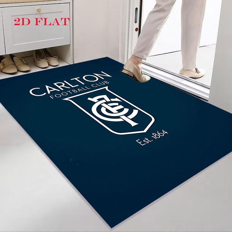 Carlton Blues Carpet Rug for Living Room Bedroom Home Sofa Decoration,Kids play Nonslip Floor Mat