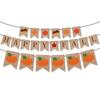 Friends Giving La Flag Thanksgiving Turkey Pumpkin Maple Leaf Decoration Banner Hanging Bar Customization