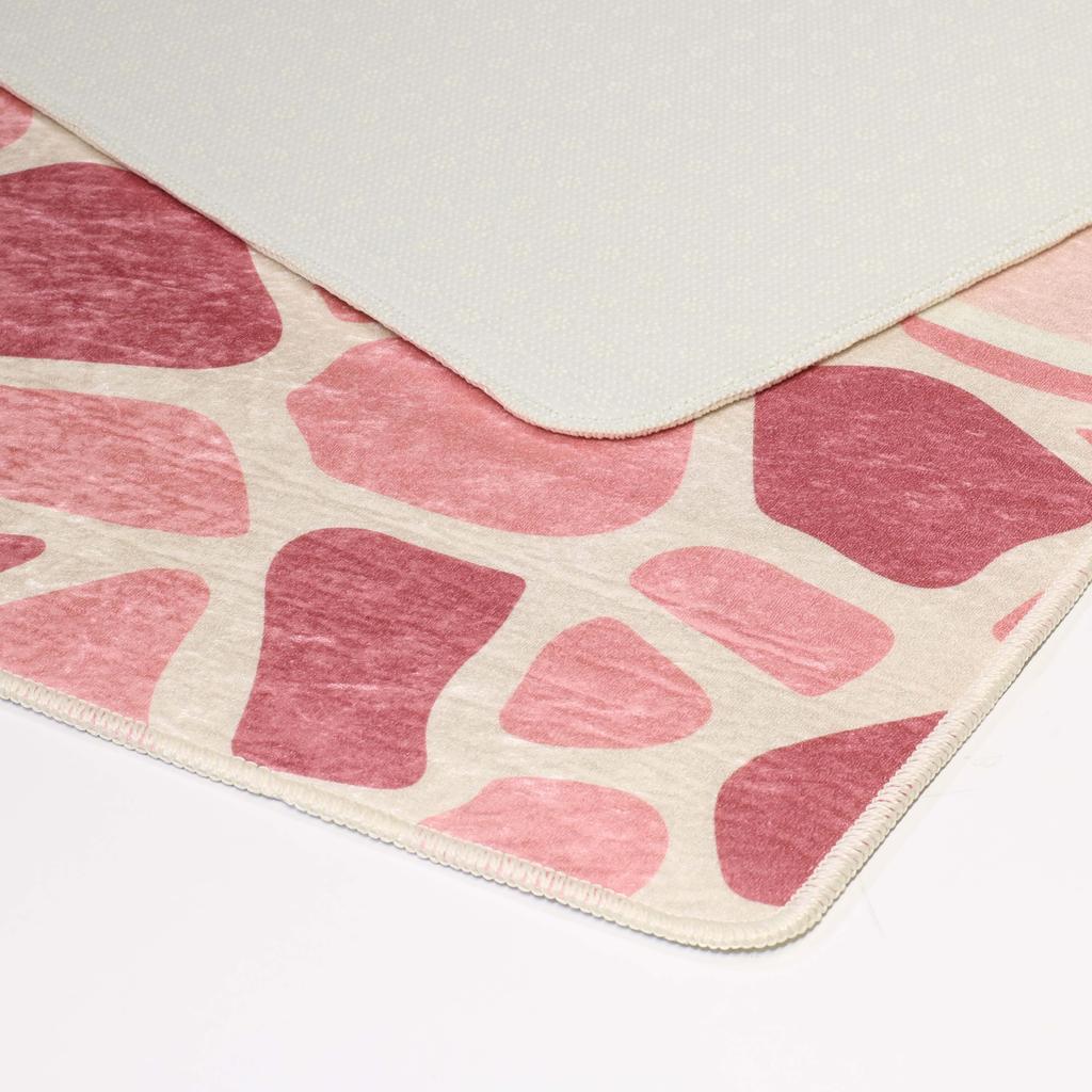 Children's Bedroom Rug 80x150 Cm Polyester Giraffe Ros