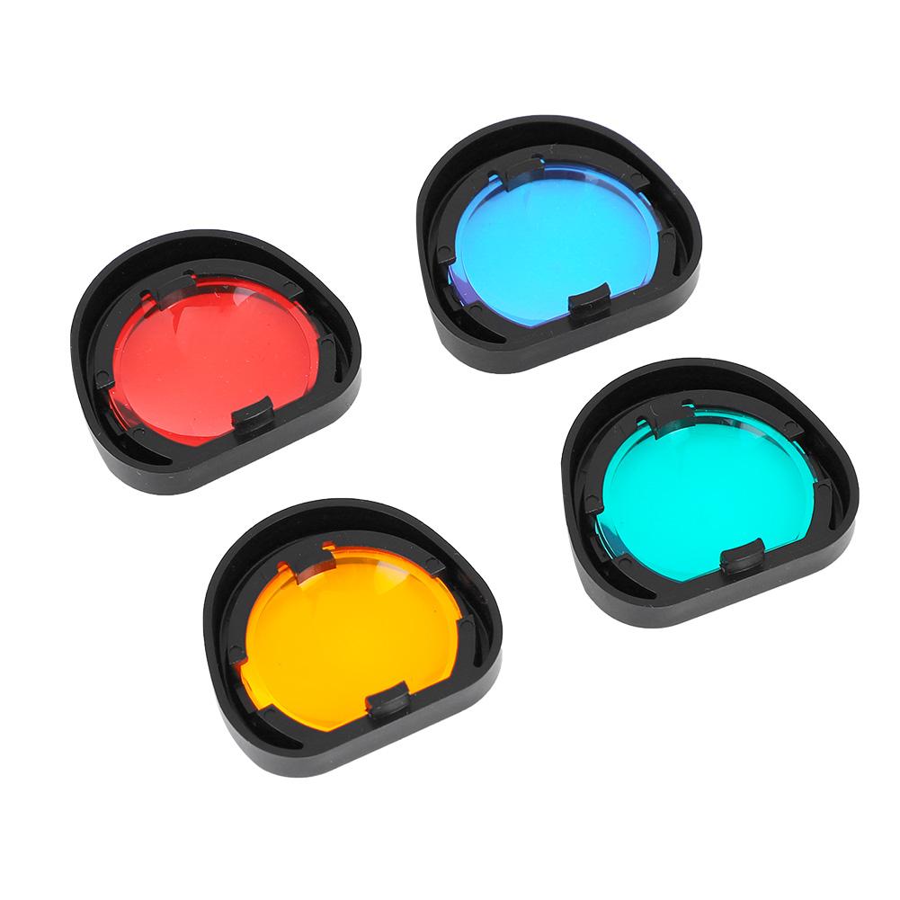 4 Colors Instant Camera Colored Lens Filters Set for Fujifilm Instax Mini 90