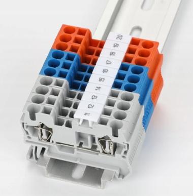 Złączka Szynowa Zug St 4 Twin Grey Na Szynę Din