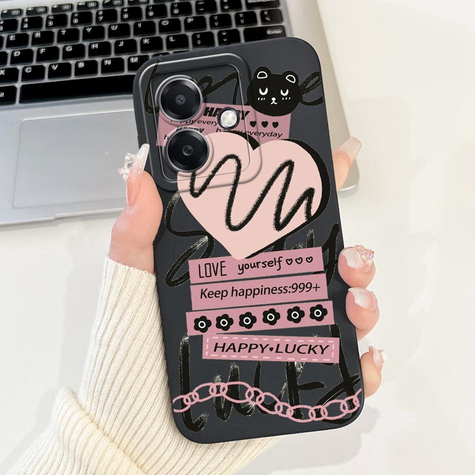 Для Oppo A3x A3 Pro Глобальный Милый Мультяшный Чехол-Животное Для Oppo A3 5G 4G A 3X A3Pro Желейный Силиконовый Ударопрочный Мягкий Чехол