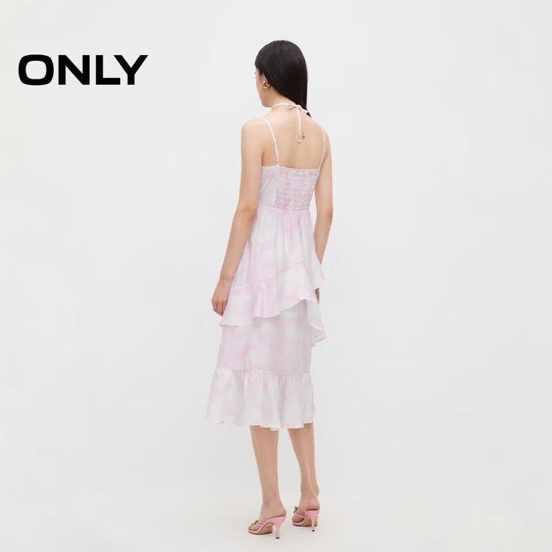 Only Женское милое миди-платье на бретелях с оборками