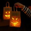 Pumpkin Halloween Paper Bag Random Style Candy Gift Bag Luminous Packaging Bag  Bakery