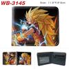 Dragon Ball Z Zip Wallet Anime Print Short Card Holder Colorful Portable Coin Purse for Students Men Women 1pcs