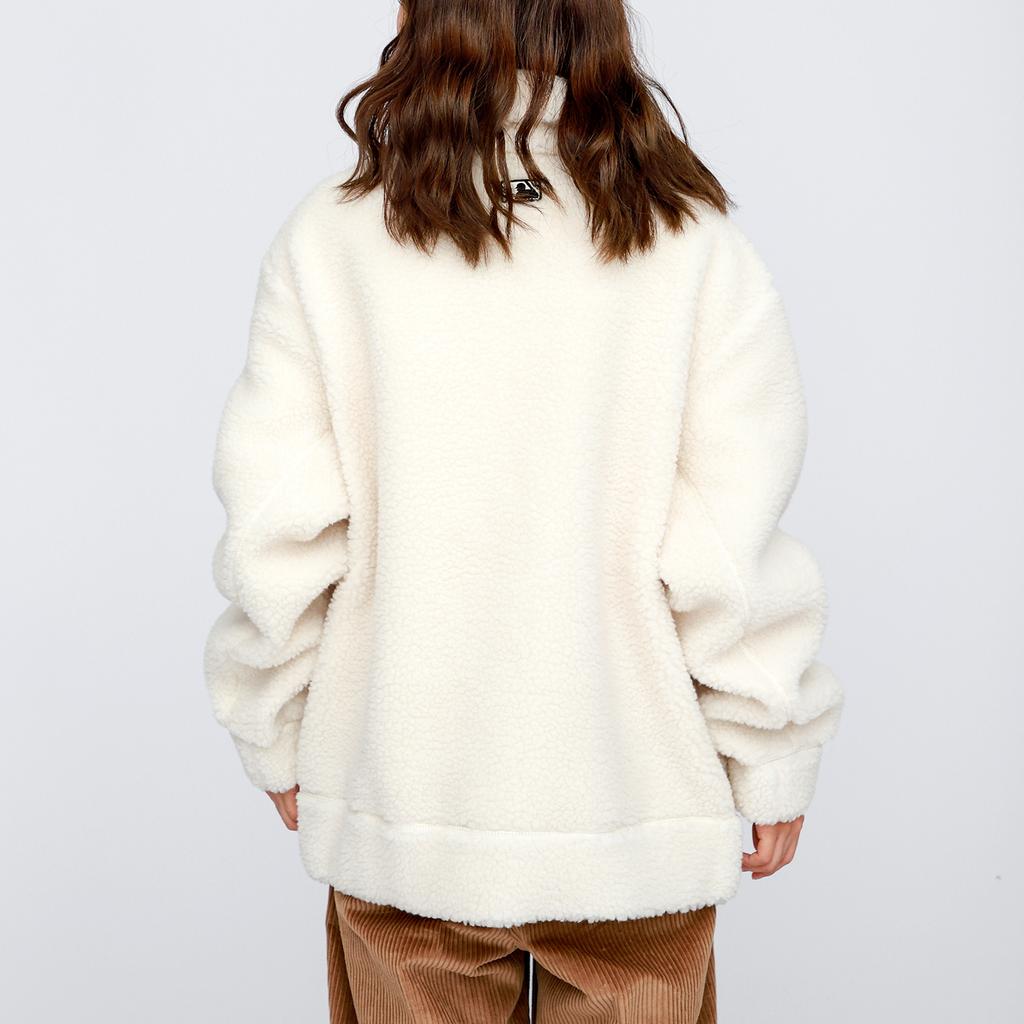 Куртка с логотипом MLB на флисовой подкладке, унисекс, Off-White 3AJPF0316-50CRS