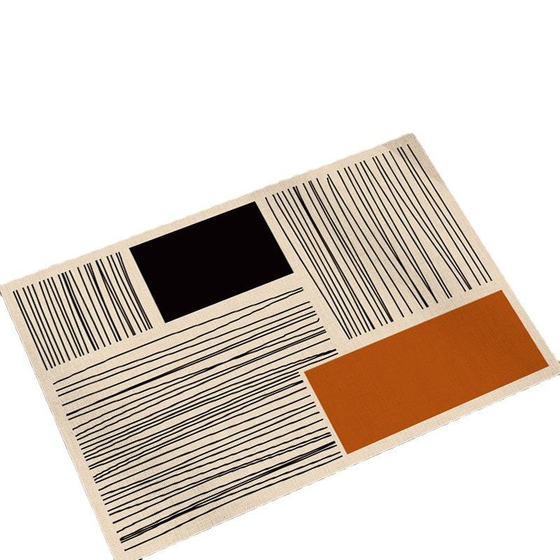 Противоскользящий коврик для ванной в скандинавском стиле, впитывающий коврик для двери туалета, износостойкий коврик из диатомовой грязи