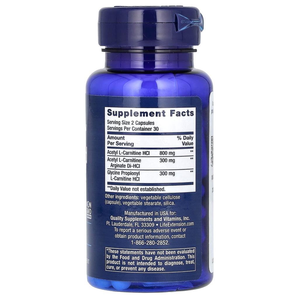 Optimized Carnitine, 60 Capsules