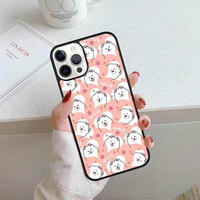 Samoyed Puppy Phone Case For iPhone 17 Air 13 12 14 15 16 Cover For Apple 14 15 16 Pro Max 6S Plus Coque