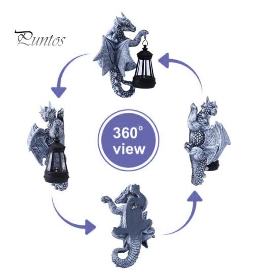 Обнимашка в виде драконьего дерева с солнечным фонарем, устойчивая к погодным условиям, садовая дорожка, патио, газон, смоляная фигурка дракона, украшение, статуэтка