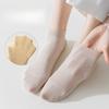 Женские осенние короткие носки, антибактериальные, с низким вырезом, влагоотводящие, дышащие и несъемные, а также летние носки-лодочки
