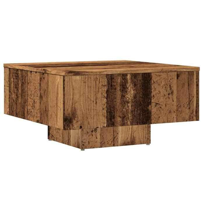VidaXL Coffee Table Old Wood 60x60x31.5 Cm Engineered Wood, Side Table, Living Room Table, Side Table, End Table 856550
