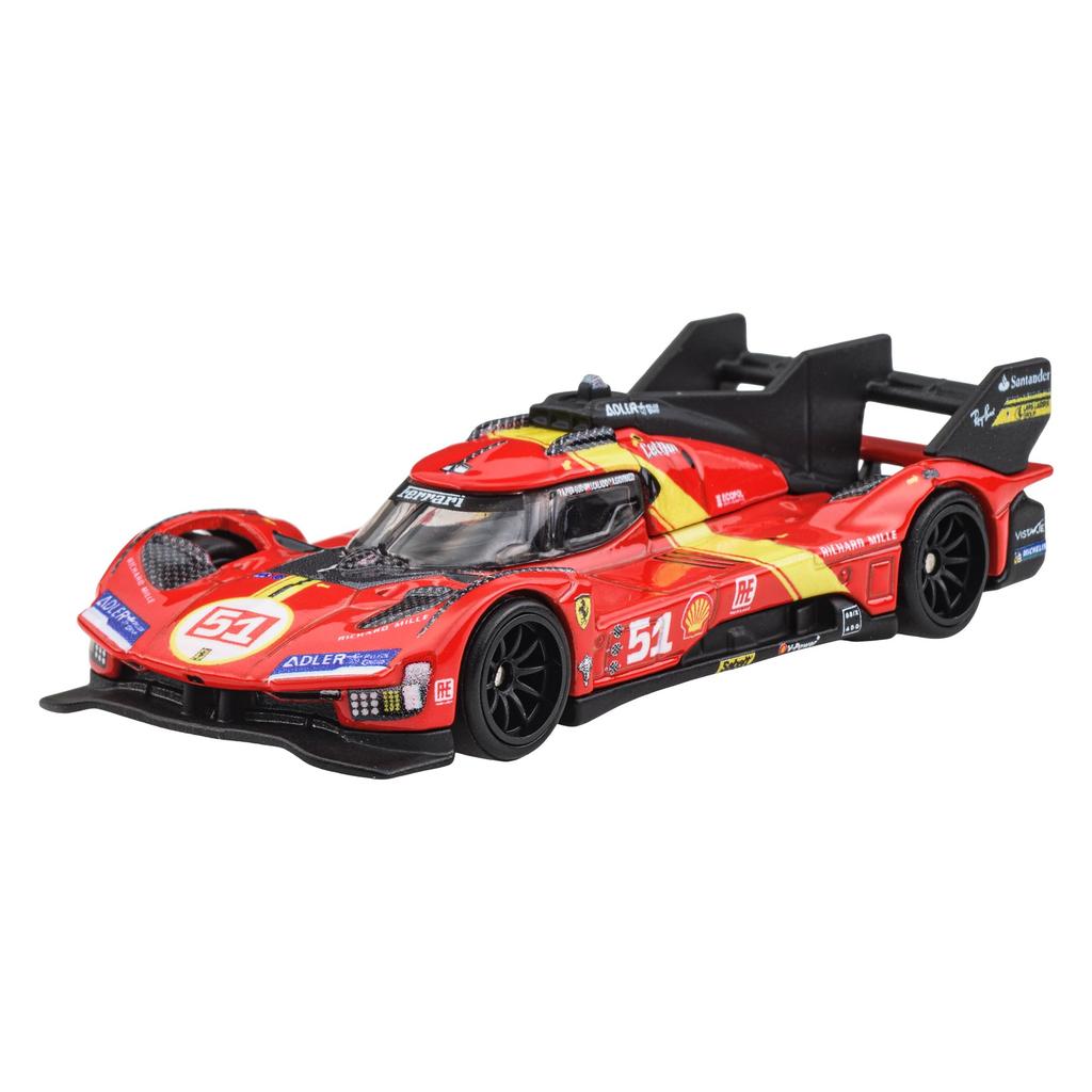 Hot Wheels Car Culture Circuit Legends Ferrari 499P Vehicle Toy Diecast Car for Ages 3 and JBK49 Up, Red,