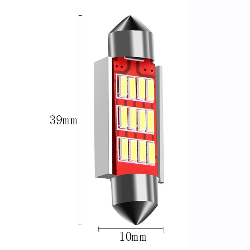 1X 4014 SMD светодиодный C5W C10W автомобильный светильник для чтения Авто гирлянда внутренняя купольная лампа 31 мм 36 мм 39 мм 41 мм