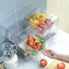 Large Capacity Food Storage Drawer Transparent Vegetable Fridge Organizer Fruit