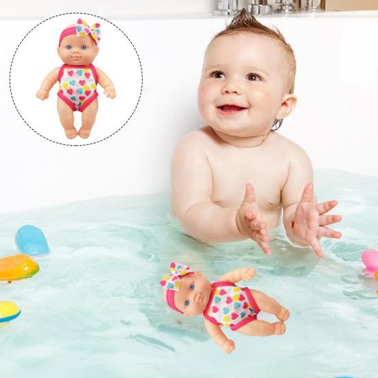 Кукла-пловчиха, водонепроницаемая, имитация плавания, кукла с подвижными суставами, съемный купальник, нетоксичный