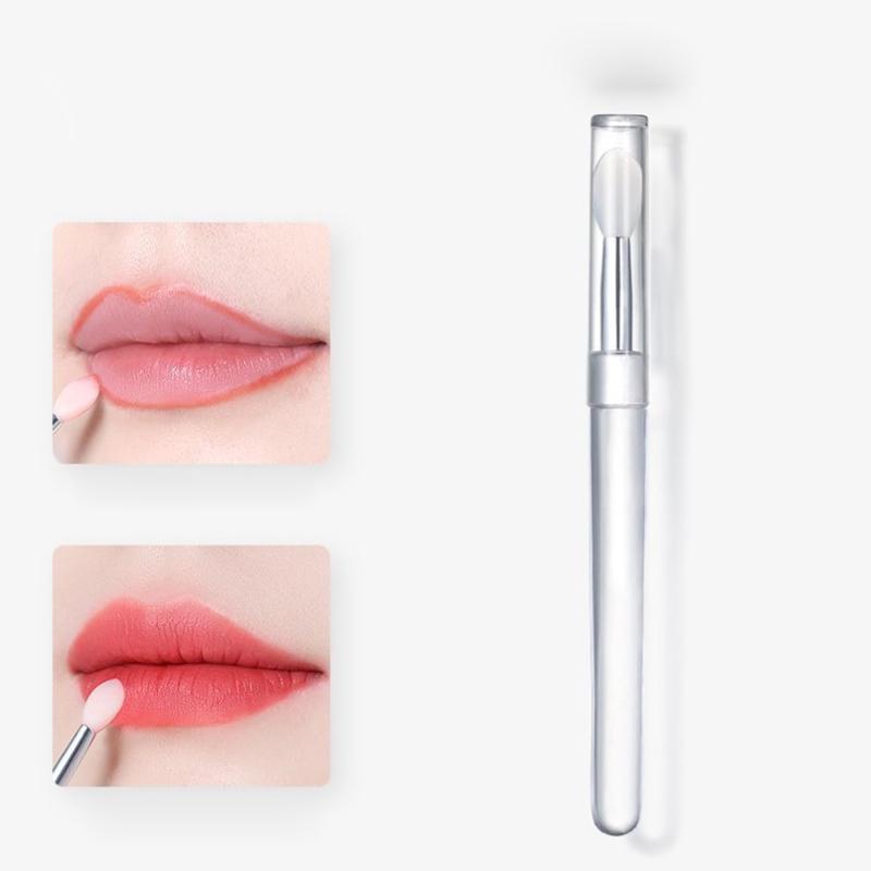 1шт силиконовые бальзамы для губ кисточка для губ с присоской пылезащитный чехол инструменты для макияжа