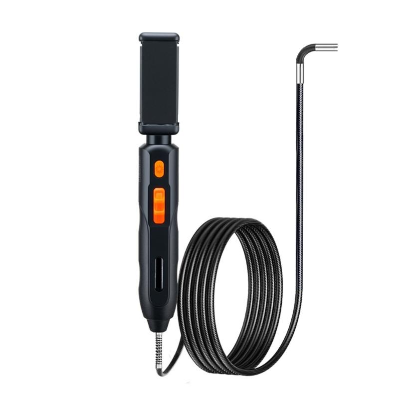 Flexible Industrial Borescope With 6 Customizable LED radiances And 210 Degree Reverse Curving For Narrow Areas
