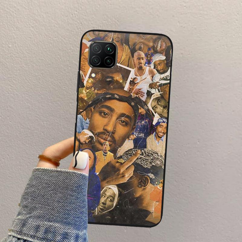 Чехол для телефона Huawei Nova 3i 7i 8i 11i 12i 9 10 SE Y73 Y90 Y70 Y72 Y61 Y91 P30 P40 Lite P60 Pro с изображением рэпера T-Tupac Shakur
