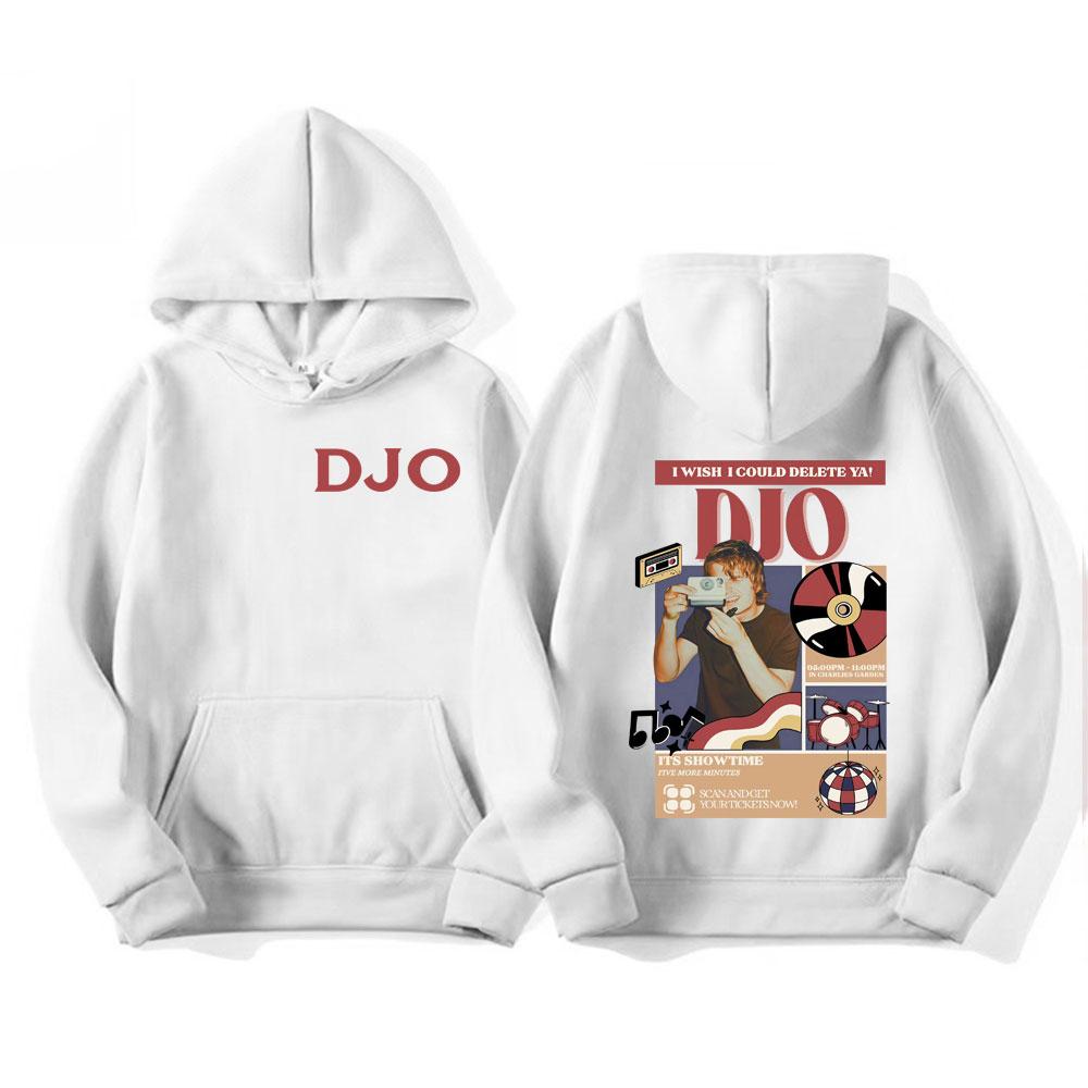 Djo Back on You Tour Music Concert Graphic Sweatshirt Joe Keery New Fans Gift Hoodie Men Women Retro Cozy Oversized Hoodies