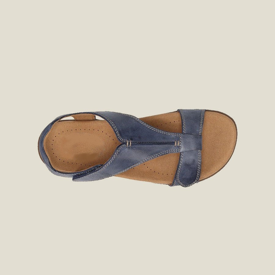 Женские сандалии, новая летняя обувь, ортопедические сандалии премиум-класса с открытым носком, повседневная удобная уличная модная обувь больших размеров