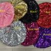 Octagonal Shape Glitter Sequin Beret Thin Fashion Beret INS Niche Design Newsboy Cap  Night Club