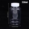 15-500Ml Transparent Plastic Bottle Wide Mouth Medicine Bottle With Screw Lid Seal Vials Liquid Reagent Container Food Grade