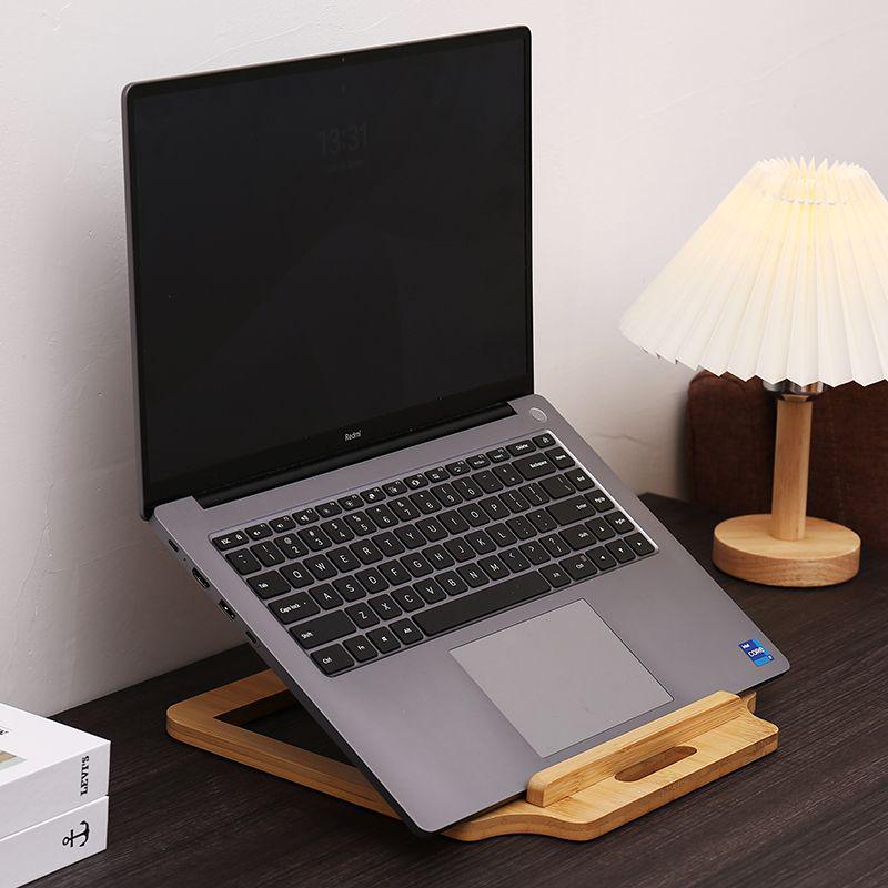 2025 Portable Solid Wood Folding Laptop & Tablet Stand with Cooling Riser
