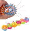 1 Pc Glowing Ball Toy Led Light Up Flashing Soft Prickly Massage Ball Elasticity Fun Toys  Squeeze Toys