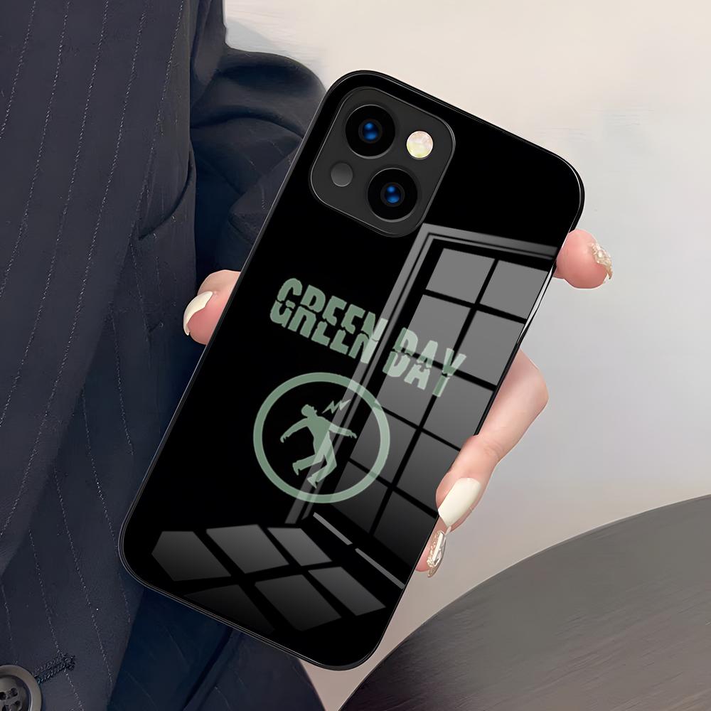 G-Green Day Phone Case For IPhone 17 Pro Max 15 Pro 16 14 Plus 12 13 Mini 11 Pro Shockproof Glass Cover