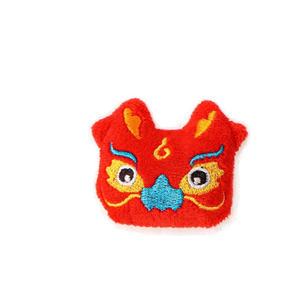 Lucky Spring Festival Pin Cute Chinese Style Pin Kawaii Lion Dance Brooch Spring Festival