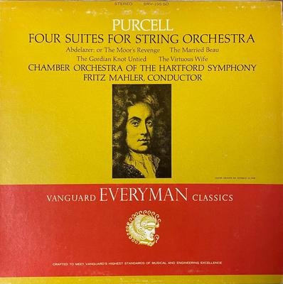 Виниловая пластинка HENRY PURCELL  КАМЕРНЫЙ ОРКЕСТР  Четыре сюиты для струнного оркестра SRV155SD Vanguard Everym US Классическая Б/У