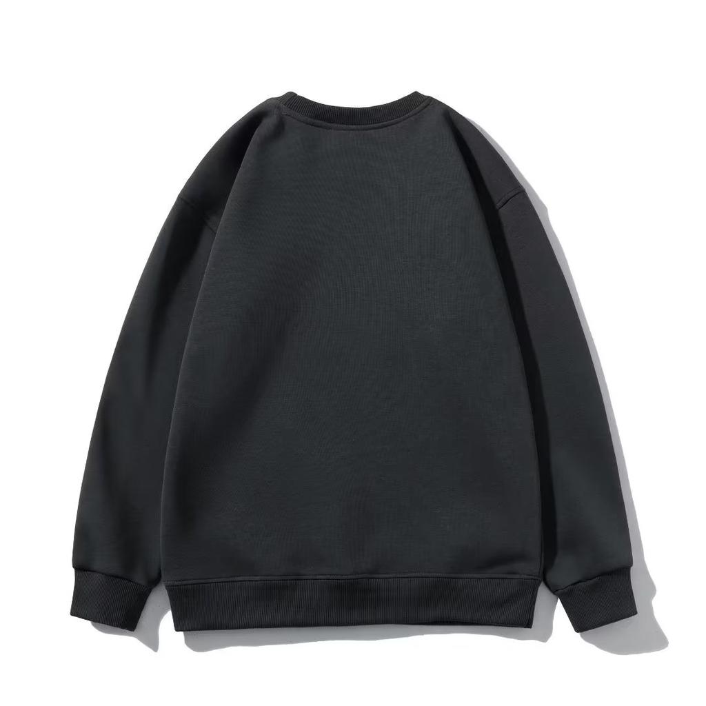 Зимний теплый свитшот оверсайз, женские базовые топы для бойфренда, белые свободные винтажные пуловеры, женские зимние толстовки на флисовой подкладке