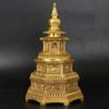 Большой 2024 ХОРОШЕГО качества Благоприятная медная башня Будды ступа Пагода Всемогущая статуя ДОМАШНИЙ алтарь Поклонение эффективная защита