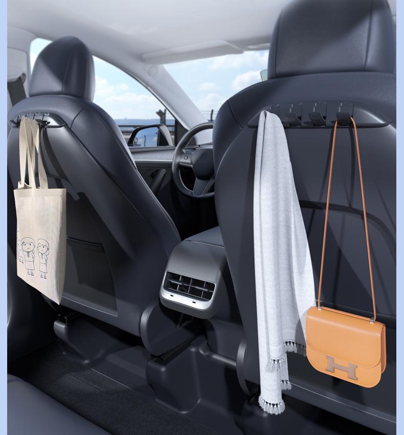 Compatible Tesla Model Y Rear Seat Storage Hook - Refresh Model Accessory