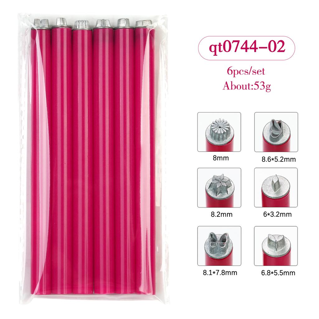 Набор из 6 ручек для дизайна ногтей, 6 предметов, ручка для дизайна ногтей, инструмент для ручки-штампа