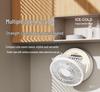 Foldable USB Fan with Mirror: Compact Multi-Functional Fan for Home, Office, or Dorm.