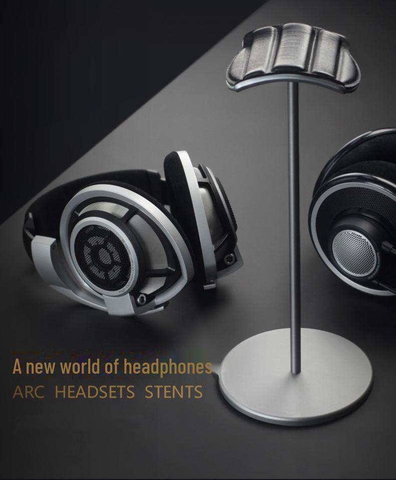 Креативная металлическая подставка для наушников - Настольный держатель для гарнитуры и стойка для хранения игровых наушников