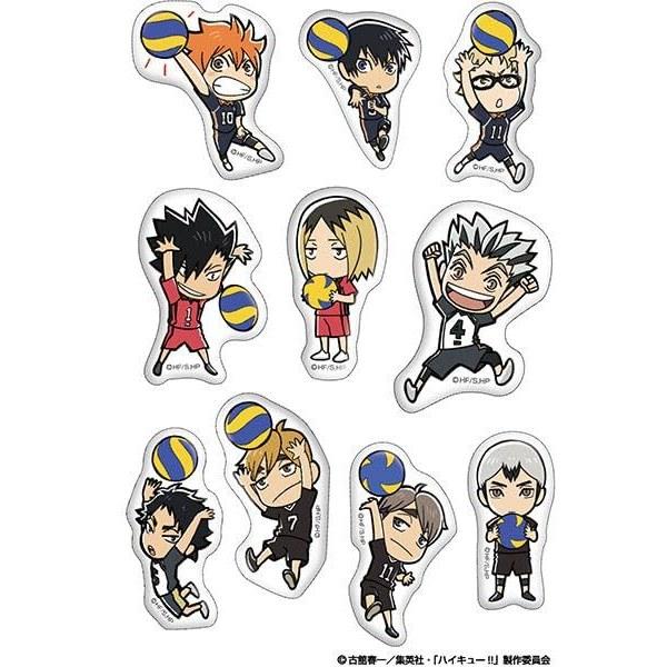 Anime Haikyuu Marshmallow-style sticker