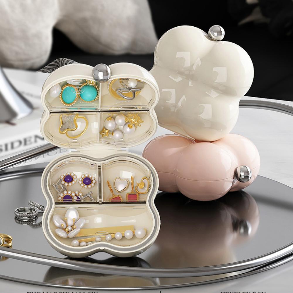 Mini Pill Boxes Portable Small Storage Container Marshmallow Shape Jewelry Storage Box Travel