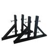 Wooden Movable Display Rack for Large Tiles and Mirrors