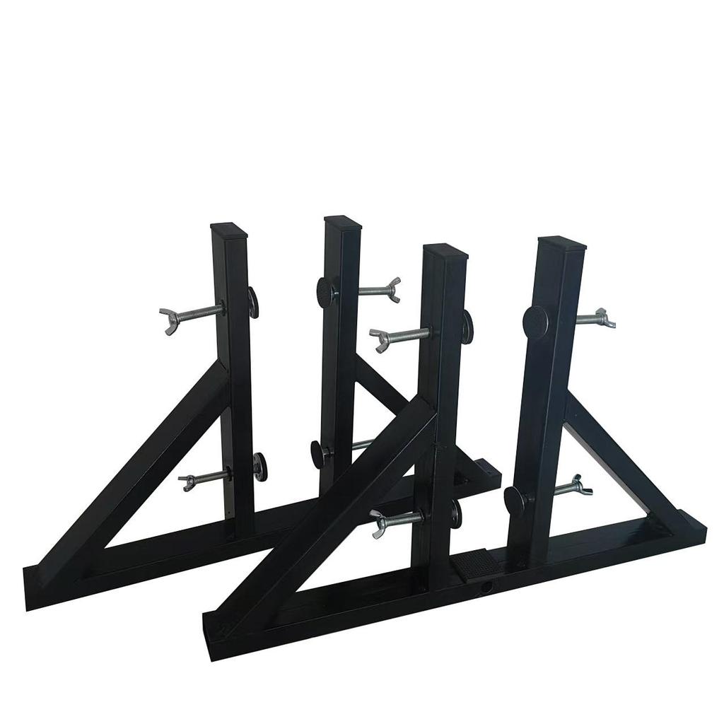 Wooden Movable Display Rack for Large Tiles and Mirrors